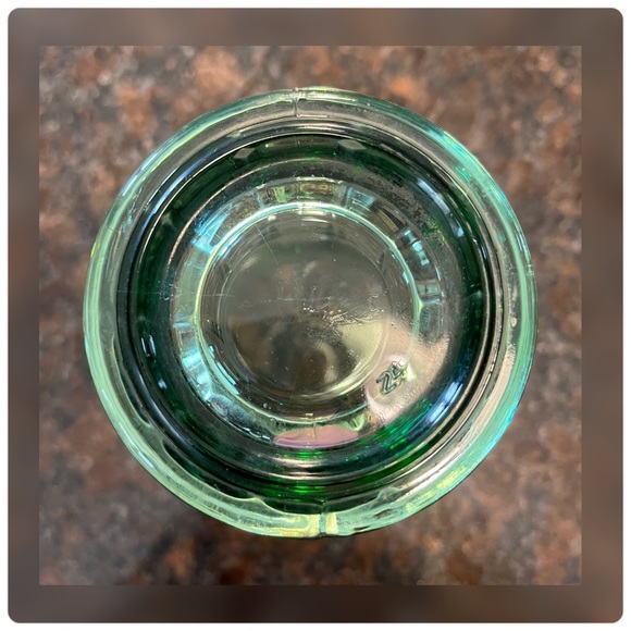 Libbey-Set of Four Green Vintage Coca-Cola Flared Rim Glasses-Very Sturdy!! - Picture 5 of 6